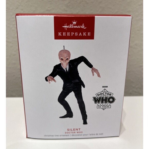2023 Hallmark Keepsake Ornament Doctor Who the Silent 60 Years NEW - Picture 1 of 3
